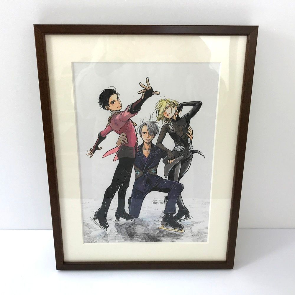 美品 ユーリ!!! on ICE 久保ミツロウ先生描きおろし 複製原画 長期保管 