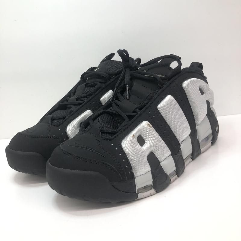 NIKE AIR MORE UPTEMPO LOW Black Photon Dust 27 cm FZ 3055-001 ナイキ 66