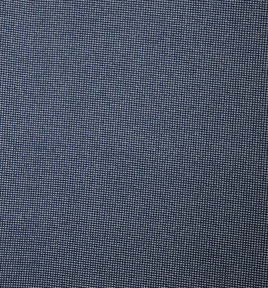 未使用近い　美品　高級縮緬化繊　角通し　江戸小紋　フルセット 身丈163 裄67 江戸小紋 角通し 袷 正絹 紺 Mサイズ ki31389 美品 komon こもん