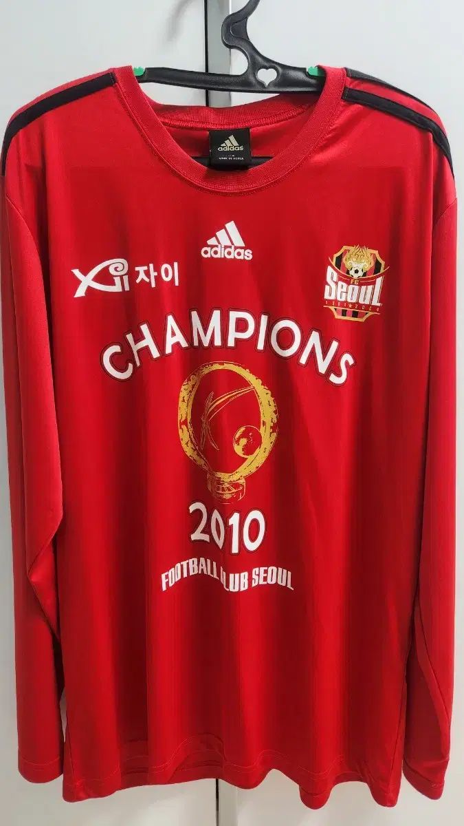 2010 FC ソウル リーグ 優勝 記念 アディダス Tシャツ 長袖