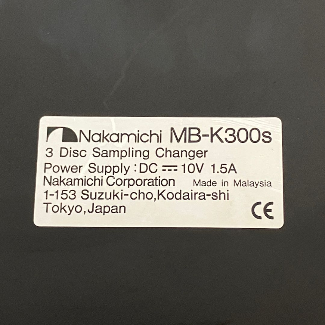  Nakamichi MB K 300 s CDプレイヤー CD試聴機 3連装 オーディオ CD SACDプレーヤー プレーヤー