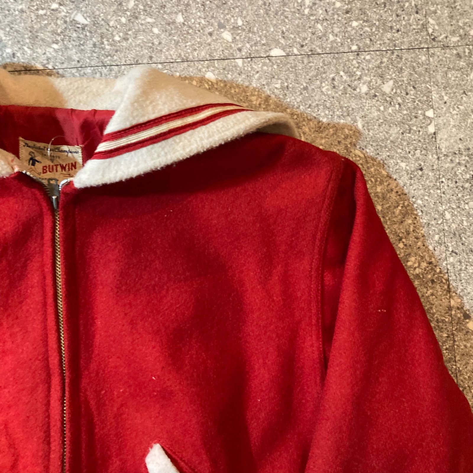70s BUTWIN vintage stadium jumper ladies size/ 〜70年代製 