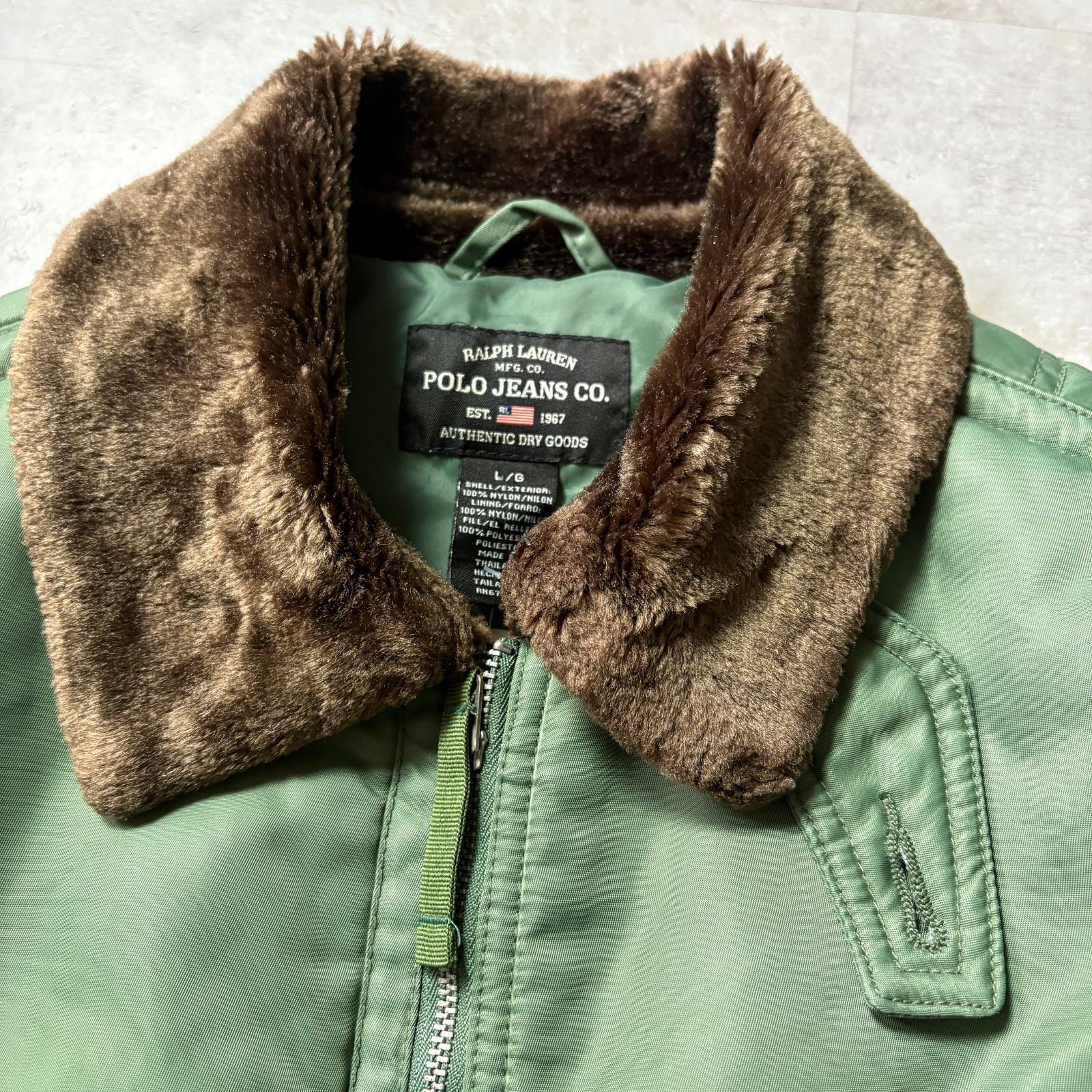 polo jeans co. M-15C フライトジャケット L ミリタリー - メルカリ