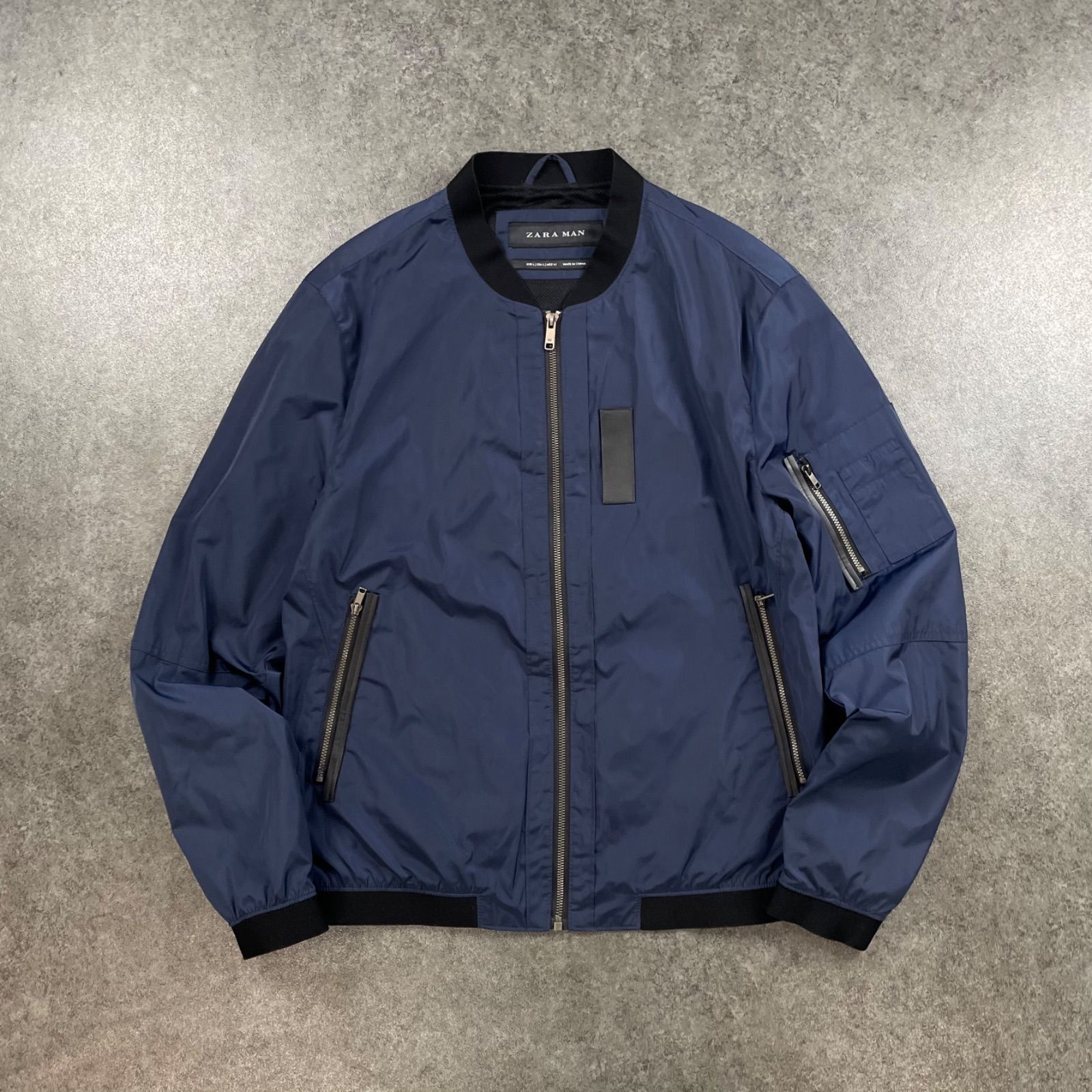 ZARA MAN Flight Bomber Jacket Blouson ザラ ザラマン MA-1 フライト