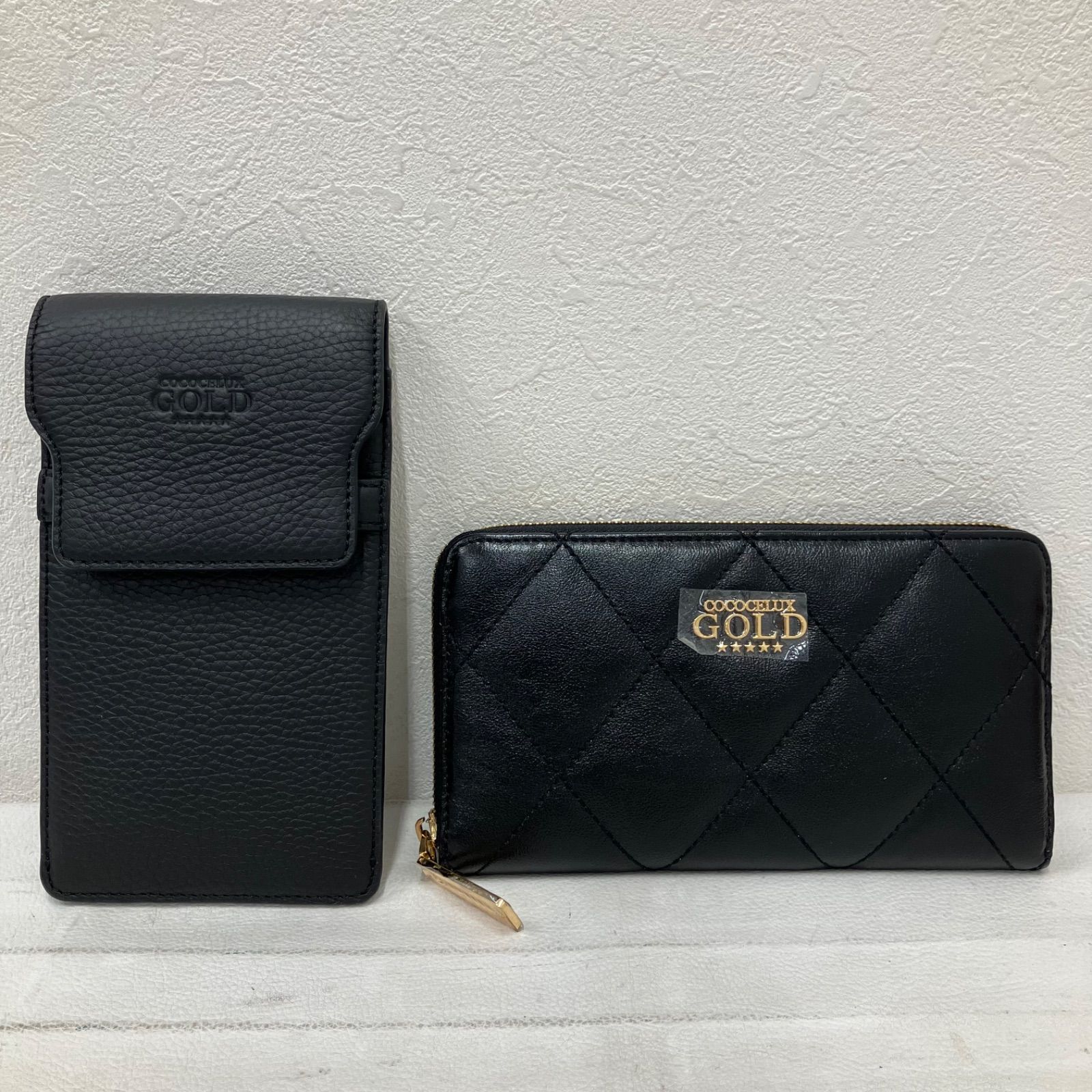 6917 良品 COCOCELUX GOLD ココセリュックスゴールド 長財布 スマホ