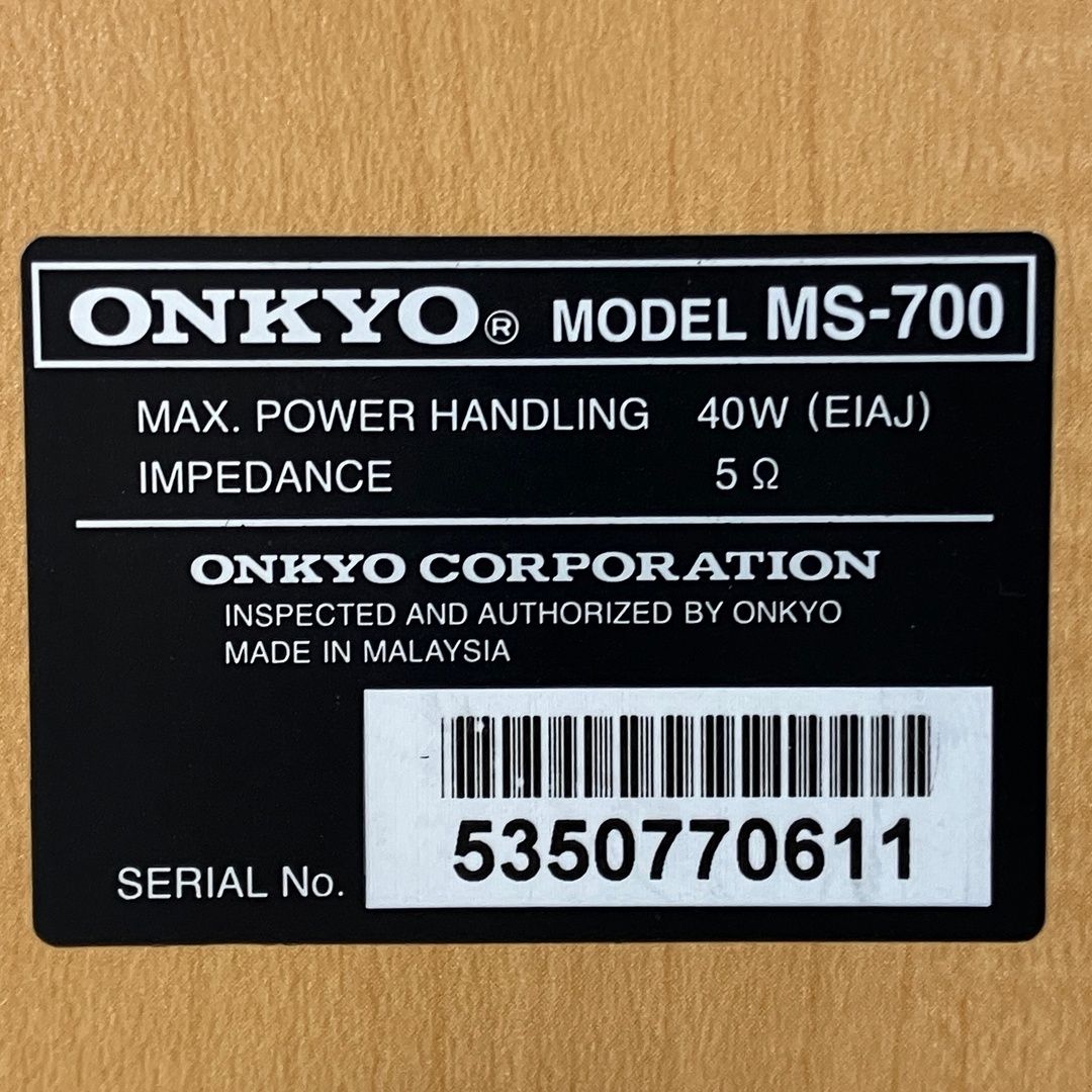 ONKYO FR N 9 X MS 700 システムコンポ 2006年製 オンキョー CDMDプレーヤー