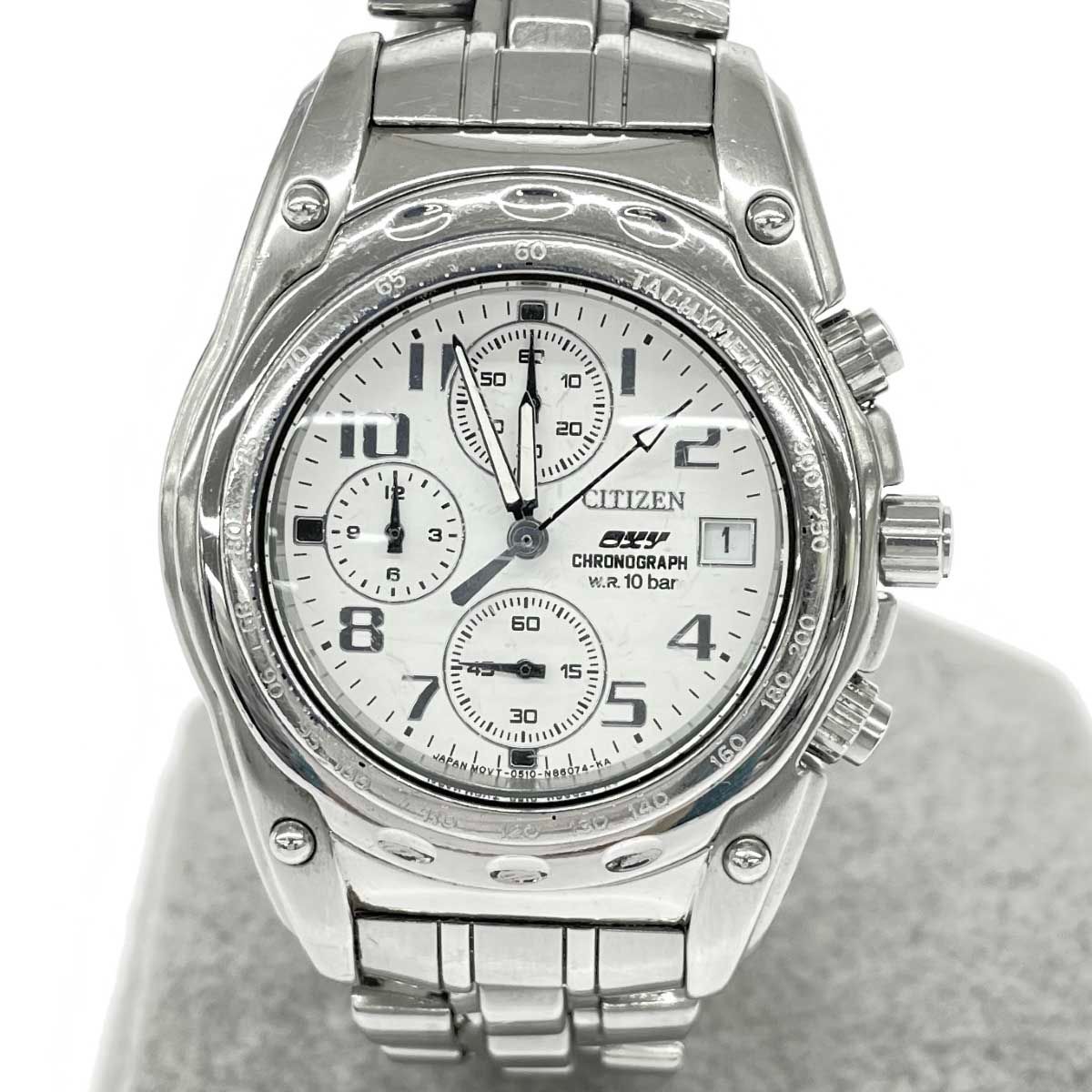 Citizen シチズン オキシー/腕時計  クロノグラフ/SS/ 0510-S72129   シルバーカラー メンズ / 240001175437 Citizen シチズン オキシー/腕時計 クロノグラフ/SS/ 0510-S72129
