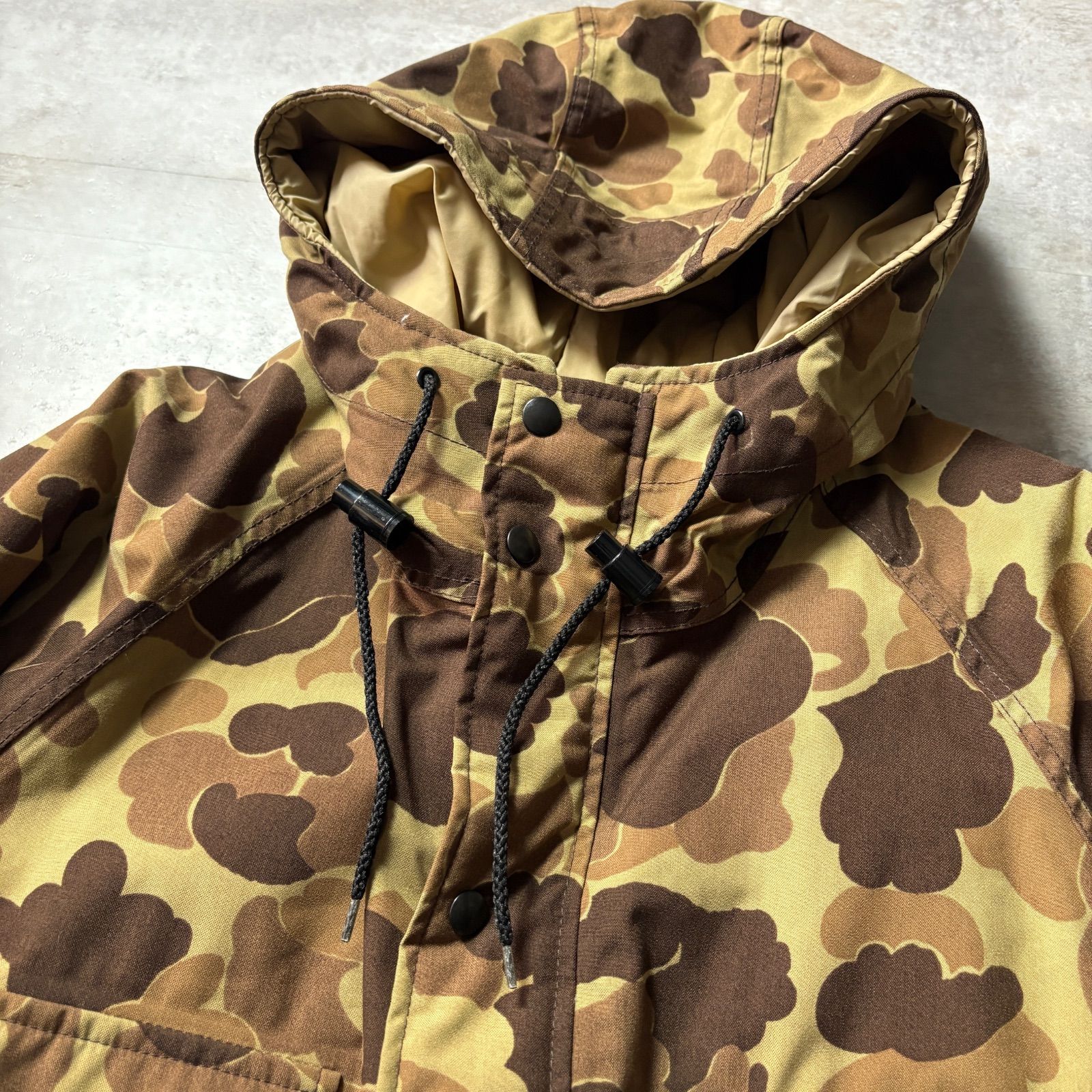80s RED HEAD ダックカモ ダウンジャケット ダブルジップ GORE-TEX L 