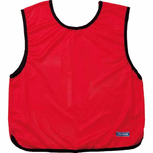 モルテン molten ゲームベスト 10 枚セット 無地の 10 枚セット 赤色 レッド 中学校 高校 一般 大人 撥水加工 チーム分け 班分け グループ分け ビブス  GB0113RNN モルテン molten ゲームベスト 10 枚セット 無地の 10 枚セット 赤色
