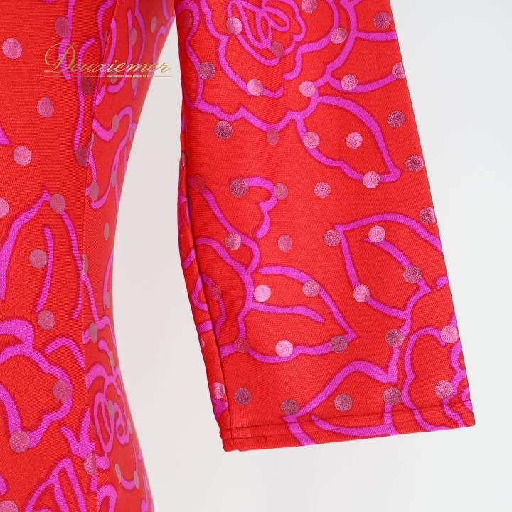 バレエ 衣装 レオタード レッド系 チャコット Chacott トップス 花柄