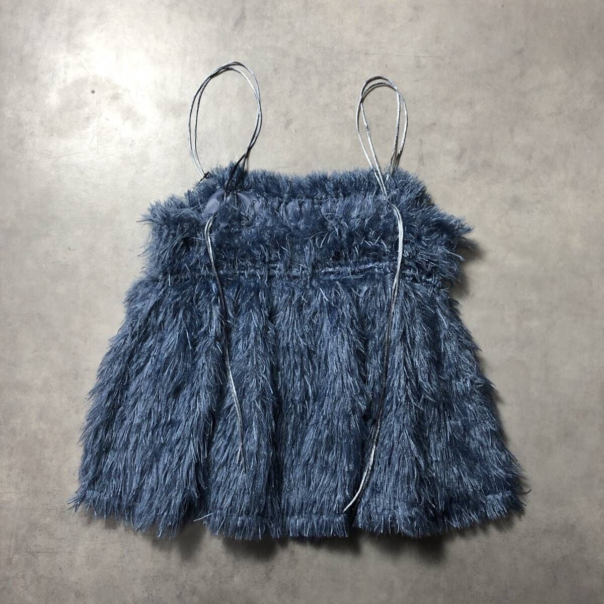 WQ976○ ADAM ET ROPE：フェザーライクキャミソール ○F○ブルー系