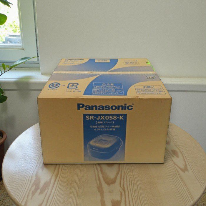 Panasonic パナソニック 炊飯器 SR JX 058 K 圧力IH 3合 旨み熟成 銀シャリ炊き分け ダイヤモンド釜 ブラック