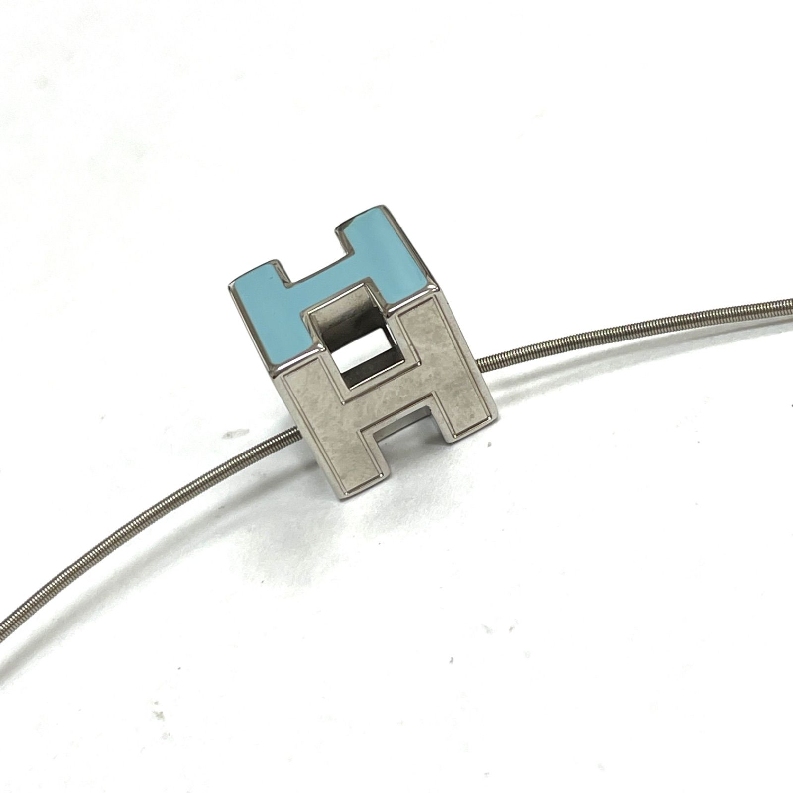 HERMES エルメス レディース ネックレス カージュドアッシュ Hキューブ