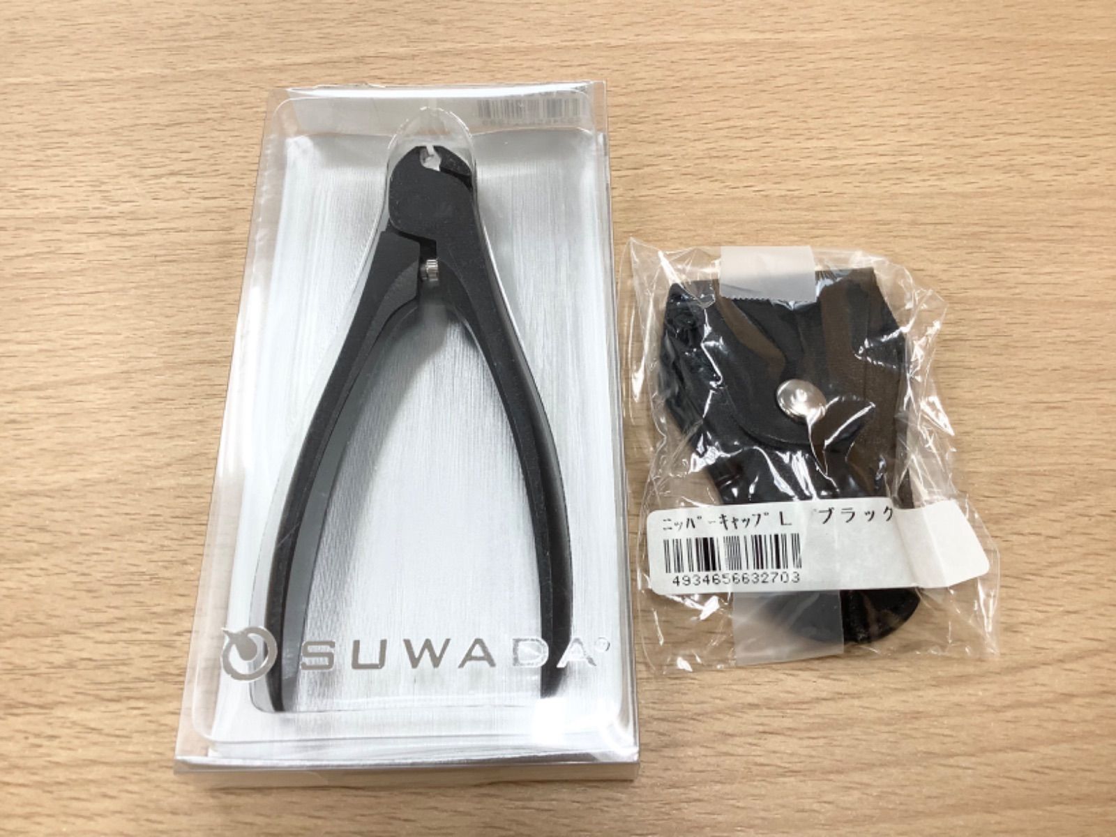 新品未使用 SUWADA スワダ 爪切りニッパークラッシックLブラック缶ケース付 新品未使用 SUWADA スワダ 爪切りニッパーブラックLブラック缶ケース付き！
