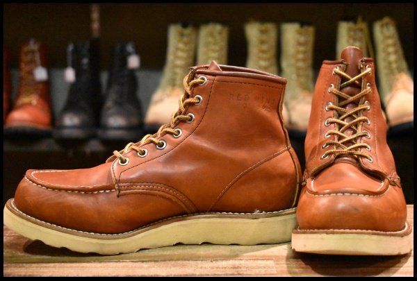 6.5E 良品 旧犬タグ 90年3月刻印】レッドウィング 875 アイリッシュ