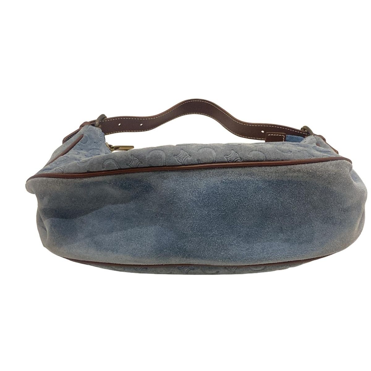 CELINE(セリーヌ) ショルダーバッグ Cマカダム柄/トリオンフ ブルー