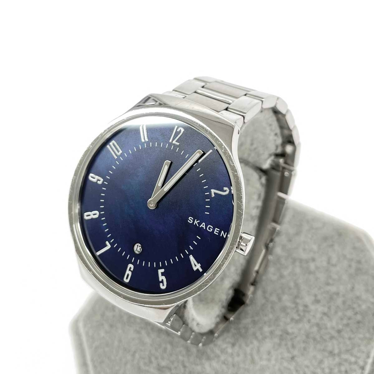Skagen スカーゲン 腕時計 クォーツ  SS/コマ付き SKW6519   シルバーカラー ユニセックス / 240001175423 Skagen スカーゲン 腕時計 クォーツ SS/コマ付き SKW6519 シルバー