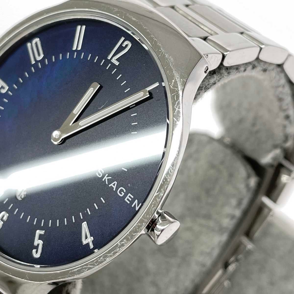 Skagen スカーゲン 腕時計 クォーツ  SS/コマ付き SKW6519   シルバーカラー ユニセックス / 240001175423 Skagen スカーゲン 腕時計 クォーツ SS/コマ付き SKW6519 シルバー