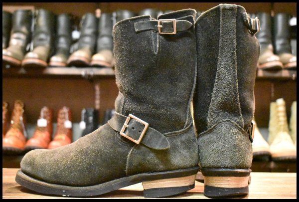 美品！箱付！beams別注 レッドウイング 8274 ブラック 9D(27.0 9.5D 良品 BEAMS別注 05年 旧シルエット】レッドウィング 8274 黒