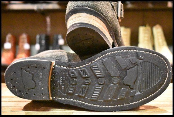  9 5 D BEAMS別注 05年 旧シルエット レッドウィング 8274 黒スエード エンジニア ラフアウト ブーツ redwing FK 316 エンジニアブーツ ブーツ 革靴