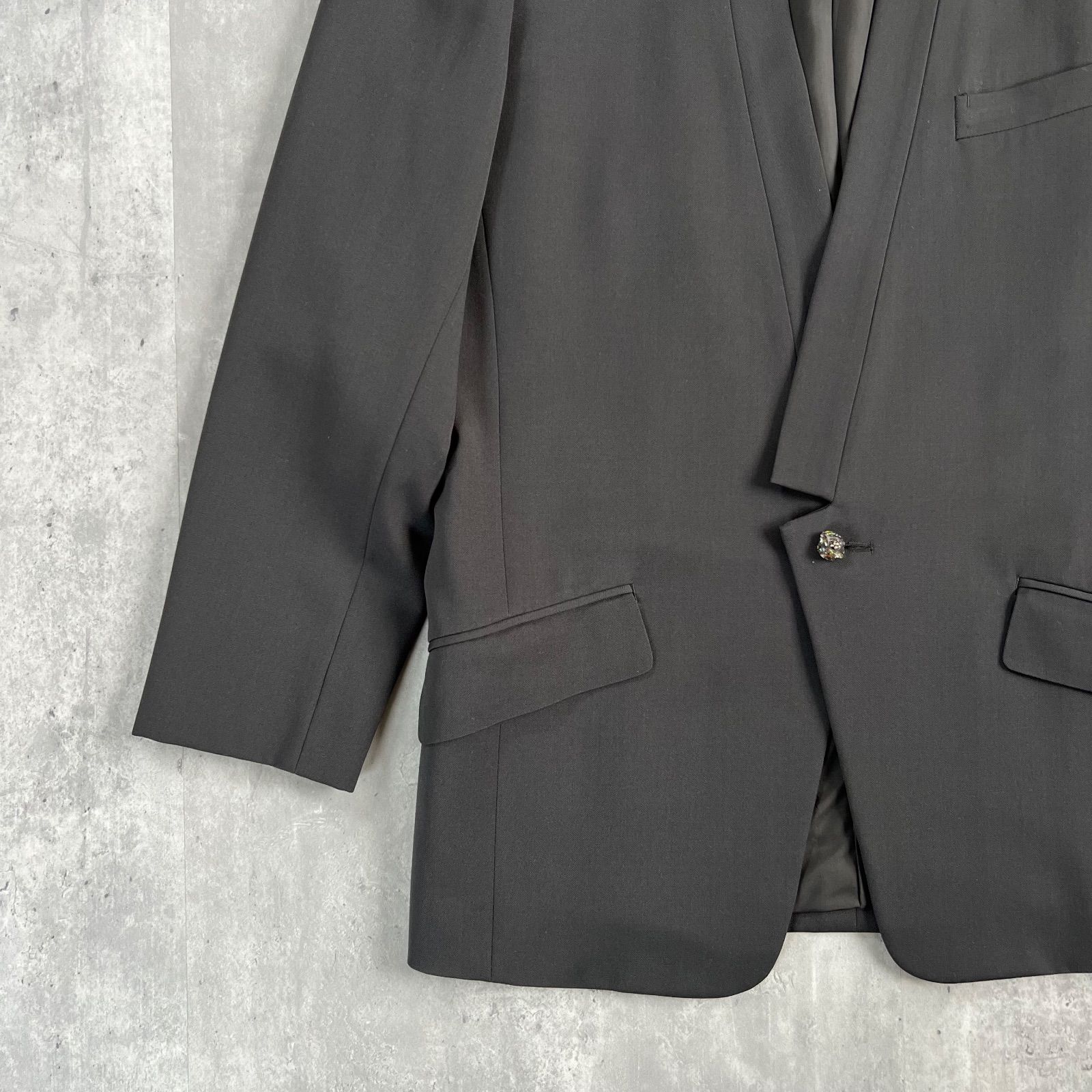 80s ISSEY MIYAKE イッセイミヤケ 筆タグ アーカイブ ノーカラー