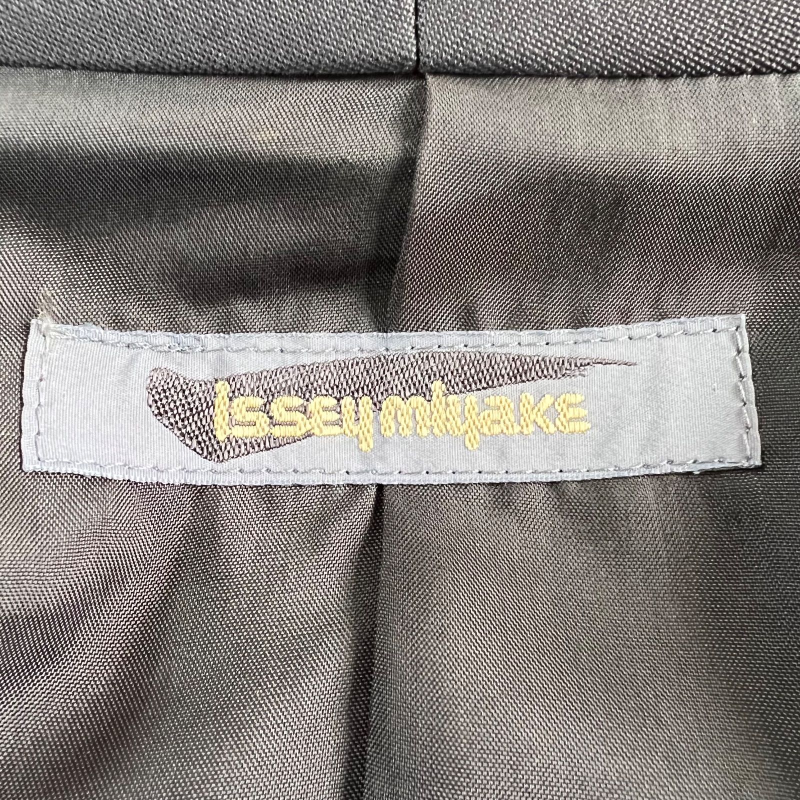 80s ISSEY MIYAKE イッセイミヤケ 筆タグ アーカイブ ノーカラー 