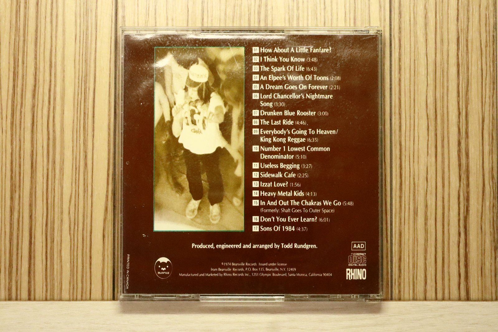 中古CD☆トッド・ラングレン/Todd Harry Rundgren□ Todd 【R2CD71108