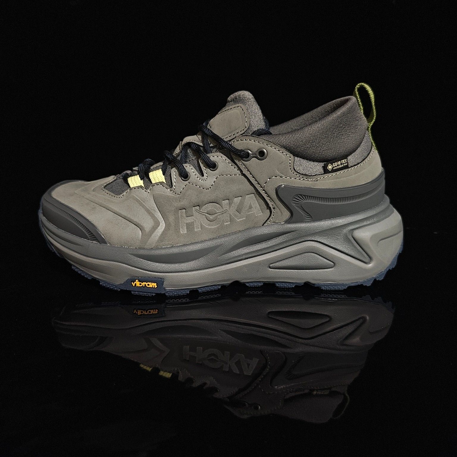 ホカオネオネ HOKA ONE ONE KAHA 3 LOW GTX GRAY ランニングシューズ ランニング ロード マラソン ランシュー 男女兼用 グレー送料無料