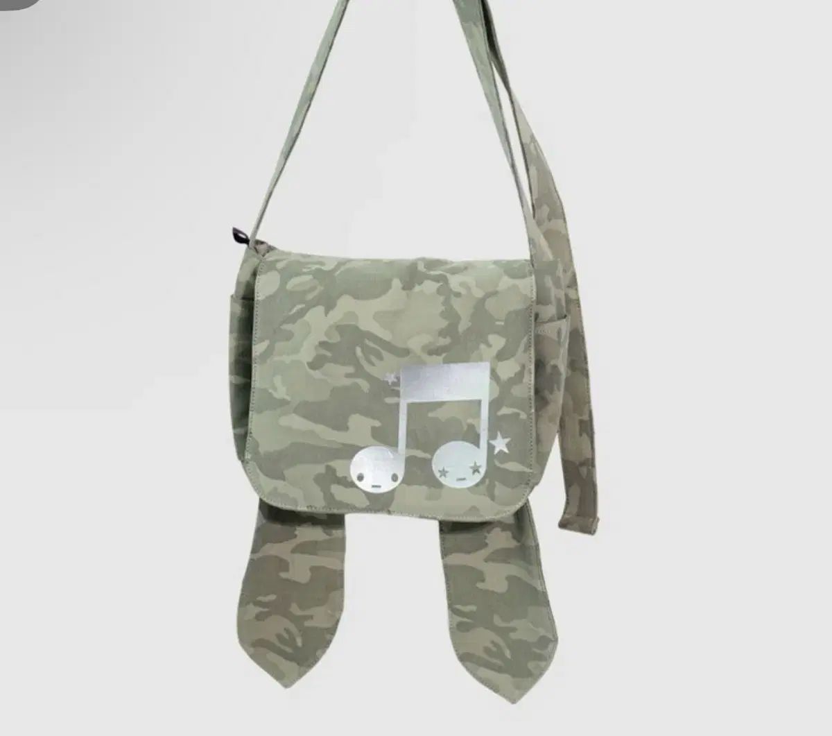 インアンド羊IN下ウールBUNNYバッグ カモフラ