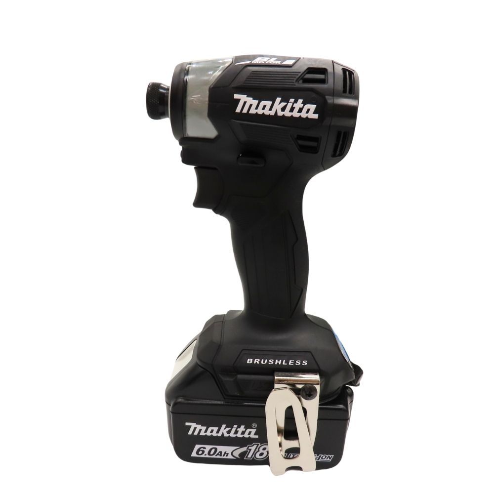 Makita マキタ 充電式インパクトドライバ 黒 ブラック 18 V ブラシレスモーター ケース バッテリー付属 電動工具