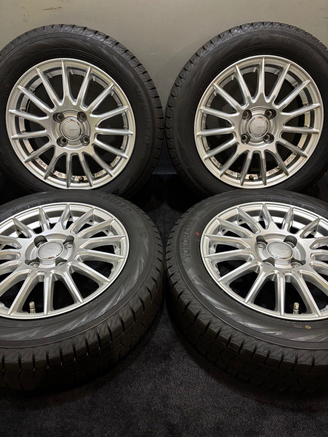 165 65 R 14 ice GUARD iG 70 GRASS 14インチ 5 J 39 100 4 H スタッドレス 4本 タンク ルーミー パッソ 南1 K 955