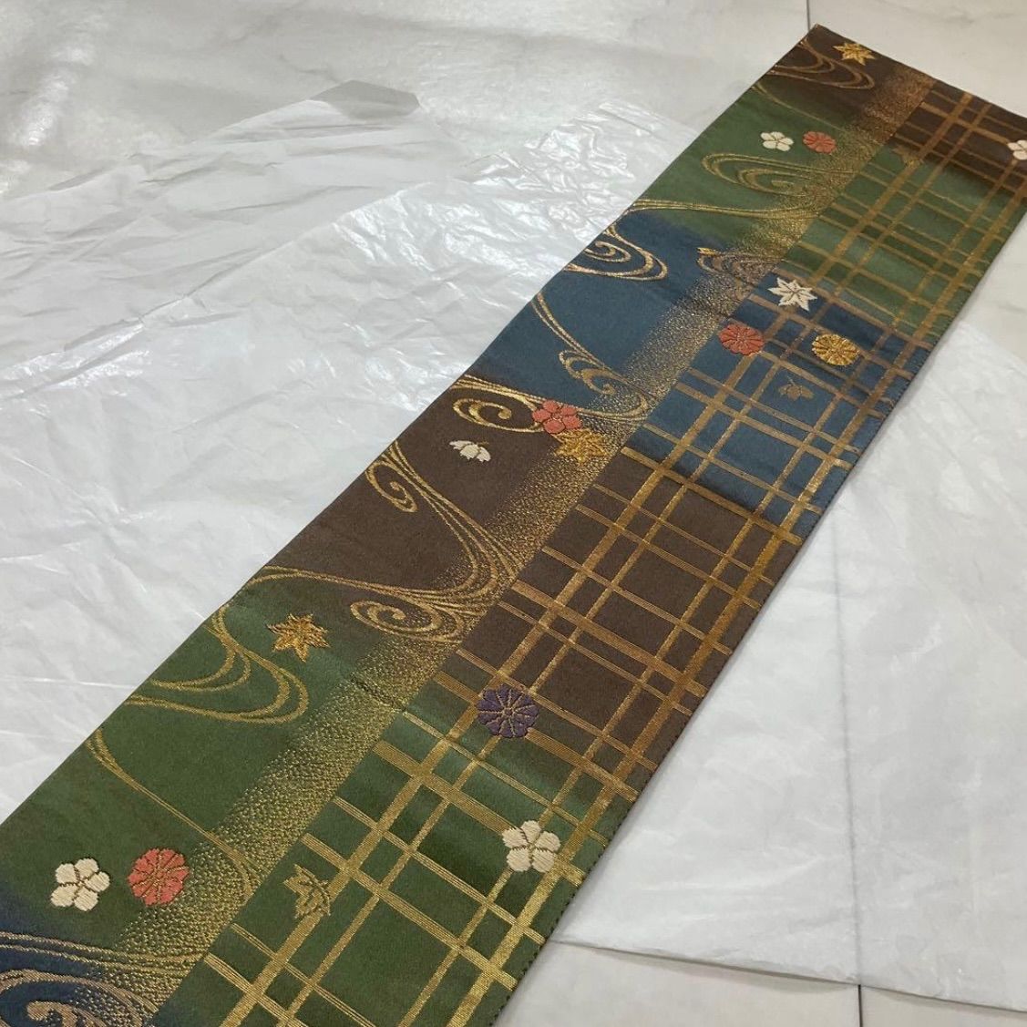 ○kimono+one○kimonoarisa○未使用同然○最高級西陣織唐織○手織正絹