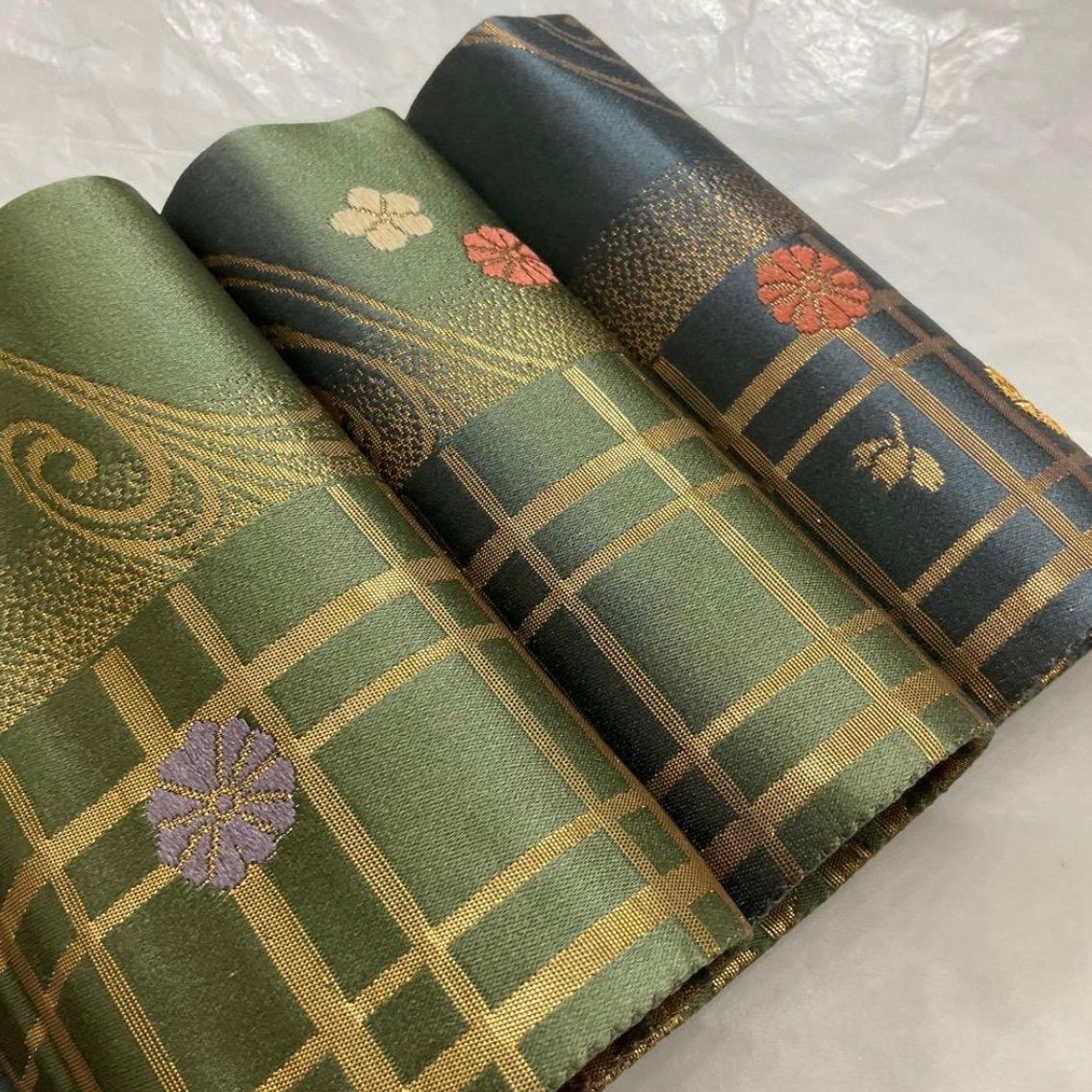 ○kimono+one○kimonoarisa○未使用同然○最高級西陣織唐織○手織正絹