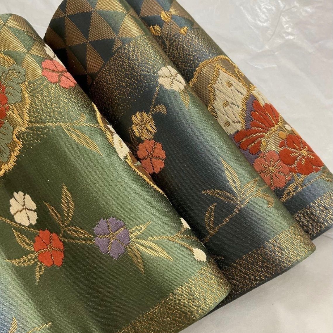 ○kimono+one○kimonoarisa○未使用同然○最高級西陣織唐織○手織正絹