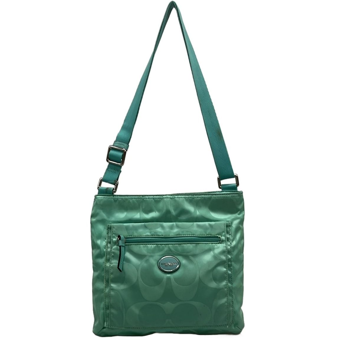 COACH(コーチ) ショルダーバッグ ゲッタウェイシグネチャーナイロンファイルバッグ F77408 ピンク