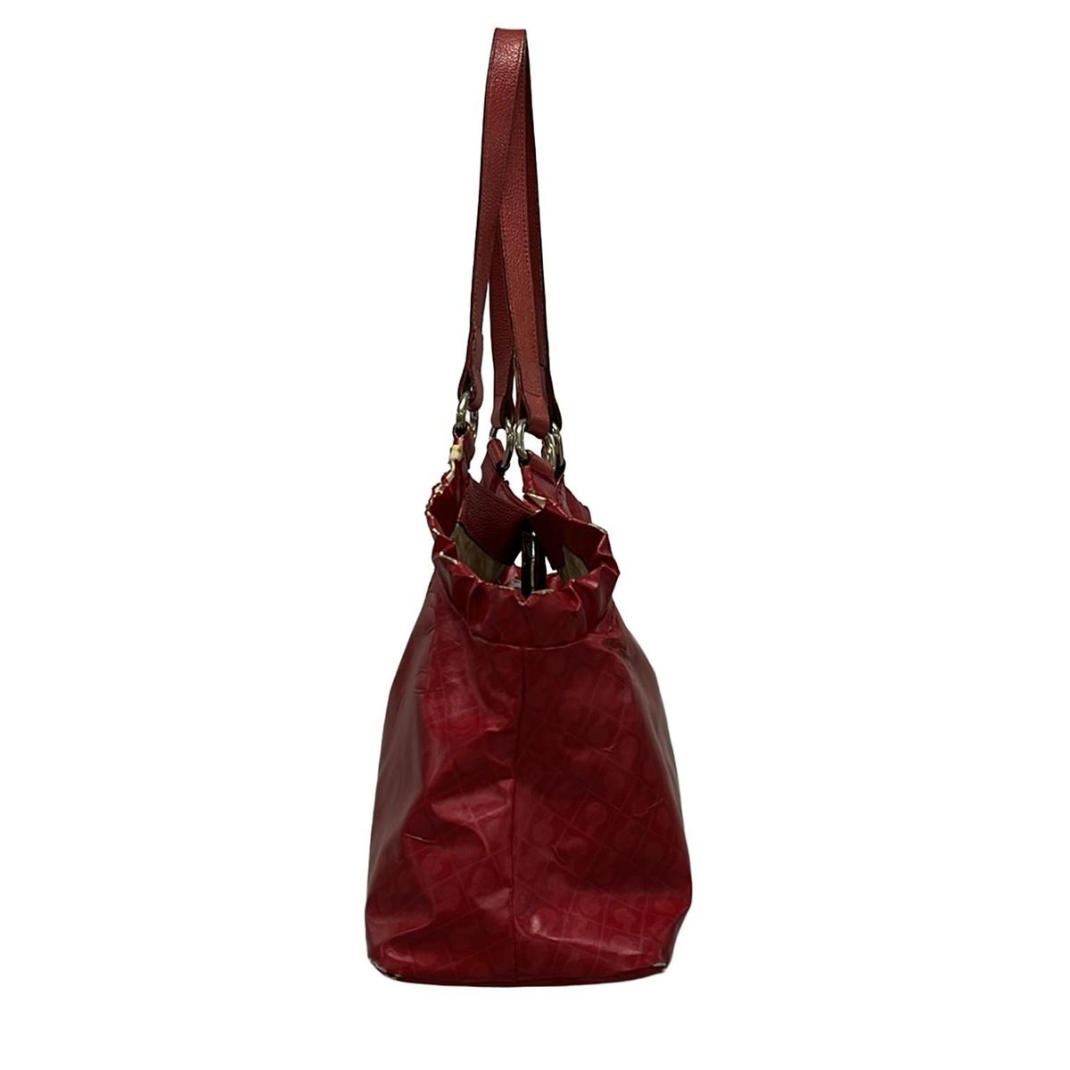 GHERARDINI(ゲラルディーニ) トートバッグ - レッド レザー - メルカリ