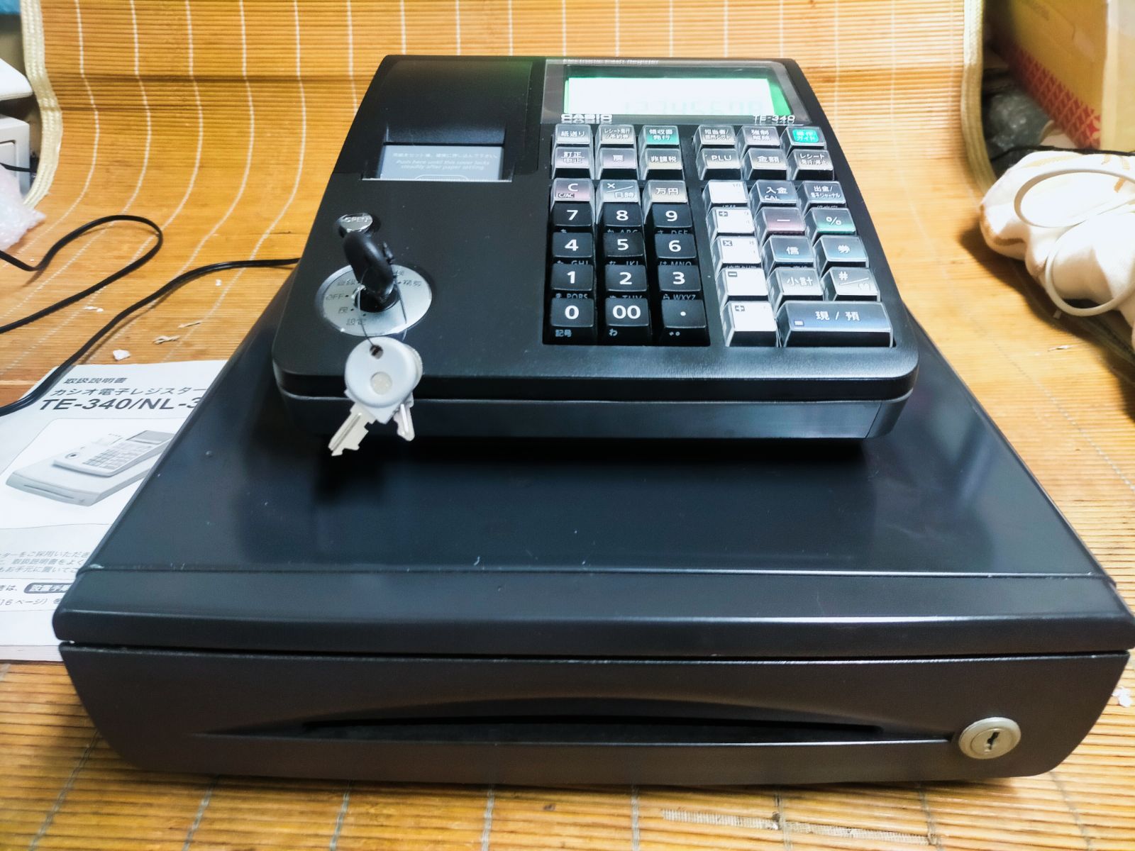 カシオレジスター TE-340/NL300 フル設定無料 066521 - メルカリ