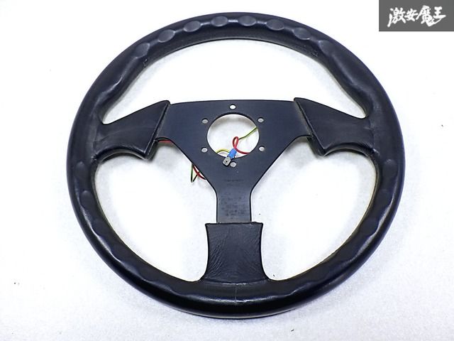 ☆曲がり無し☆ いすゞ ISUZU 純正 MOMO モモ ピアッツァ 黒 ブラック