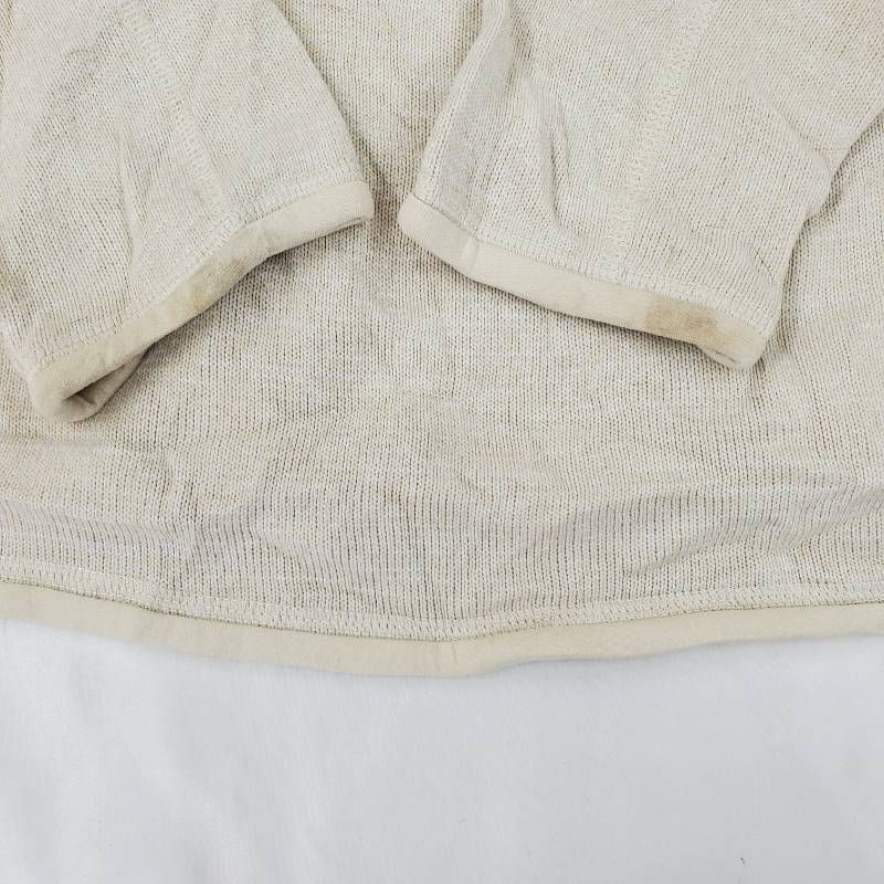 Patagonia パタゴニア ハーフジップ フリースセーター 生成り