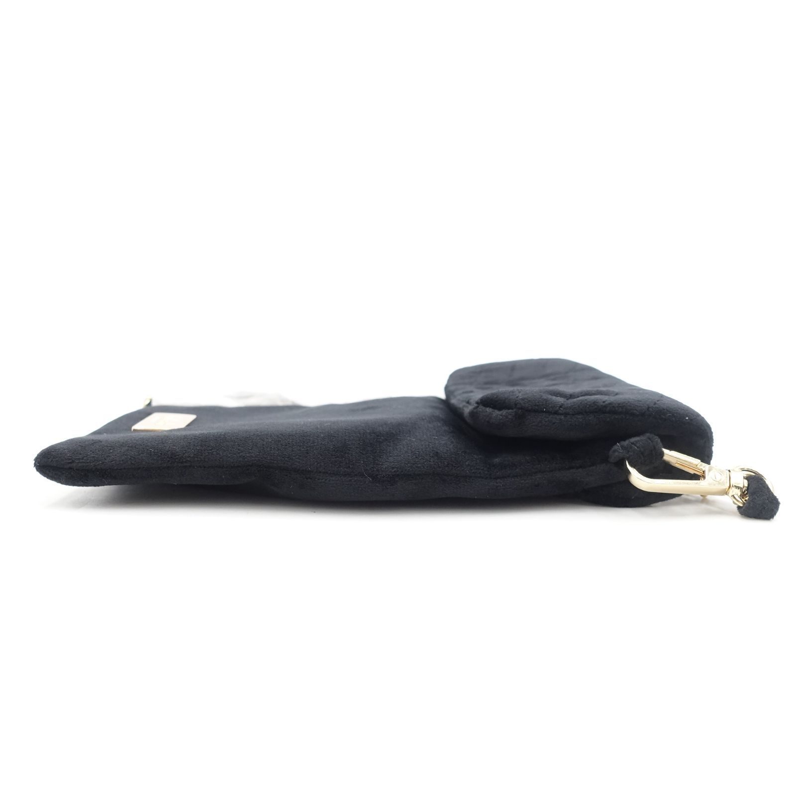 Aubade ノベルティ キルティング スマホショルダーバッグ 黒 ブラック