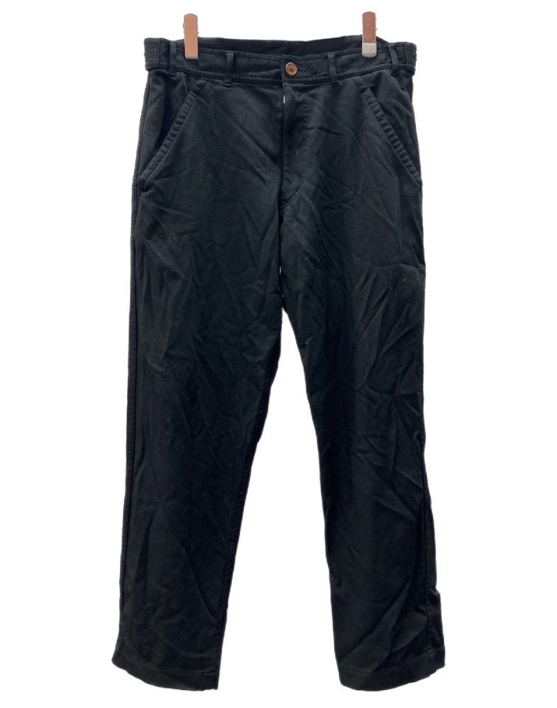 コムデギャルソン COMME des GARCONS SHIRT UTILITY PANTS ユーティリティ パンツ ジップフライ スラックス ズボン 黒 無地 FO-P 505 ボトムスその他 ブラック XSサイズ 104 MB-383