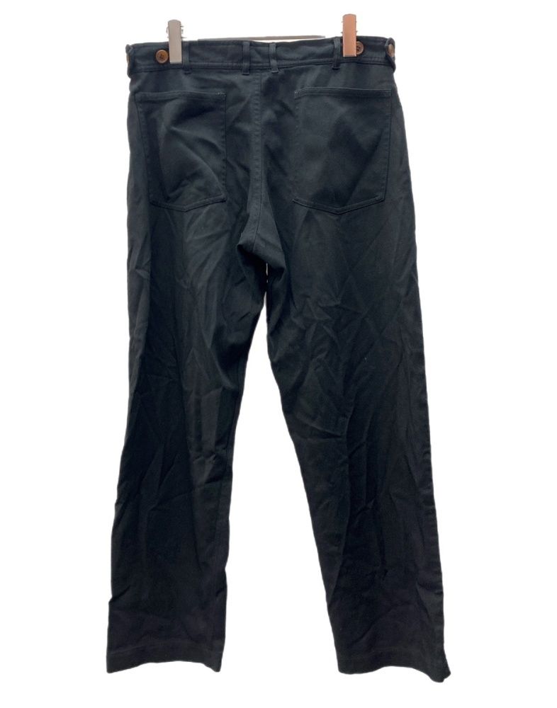 コムデギャルソン COMME des GARCONS SHIRT UTILITY PANTS ユーティリティ パンツ ジップフライ スラックス ズボン 黒 無地 FO-P 505 ボトムスその他 ブラック XSサイズ 104 MB-383