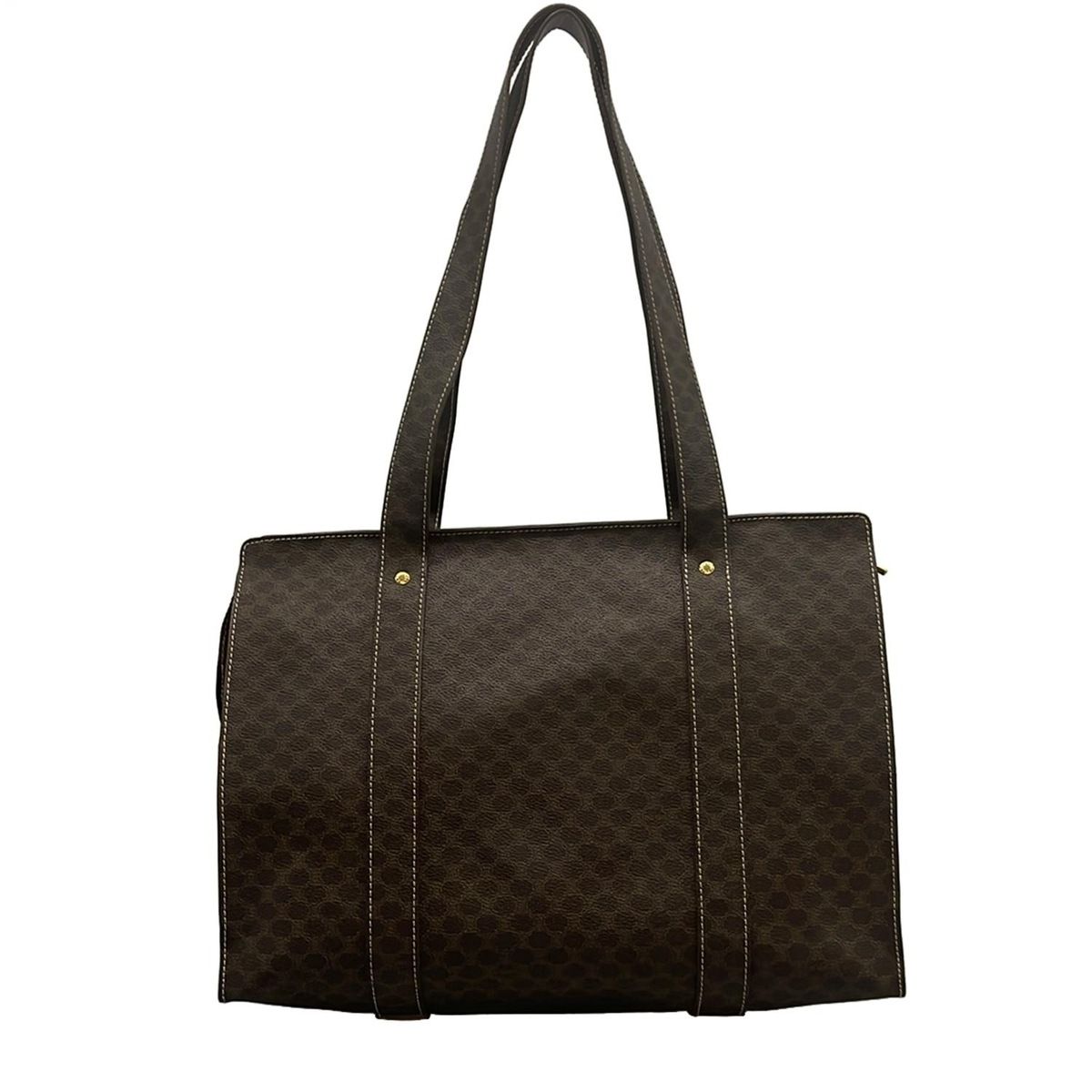 CELINE(セリーヌ) ショルダーバッグ - ライトブラウン×ダークブラウン