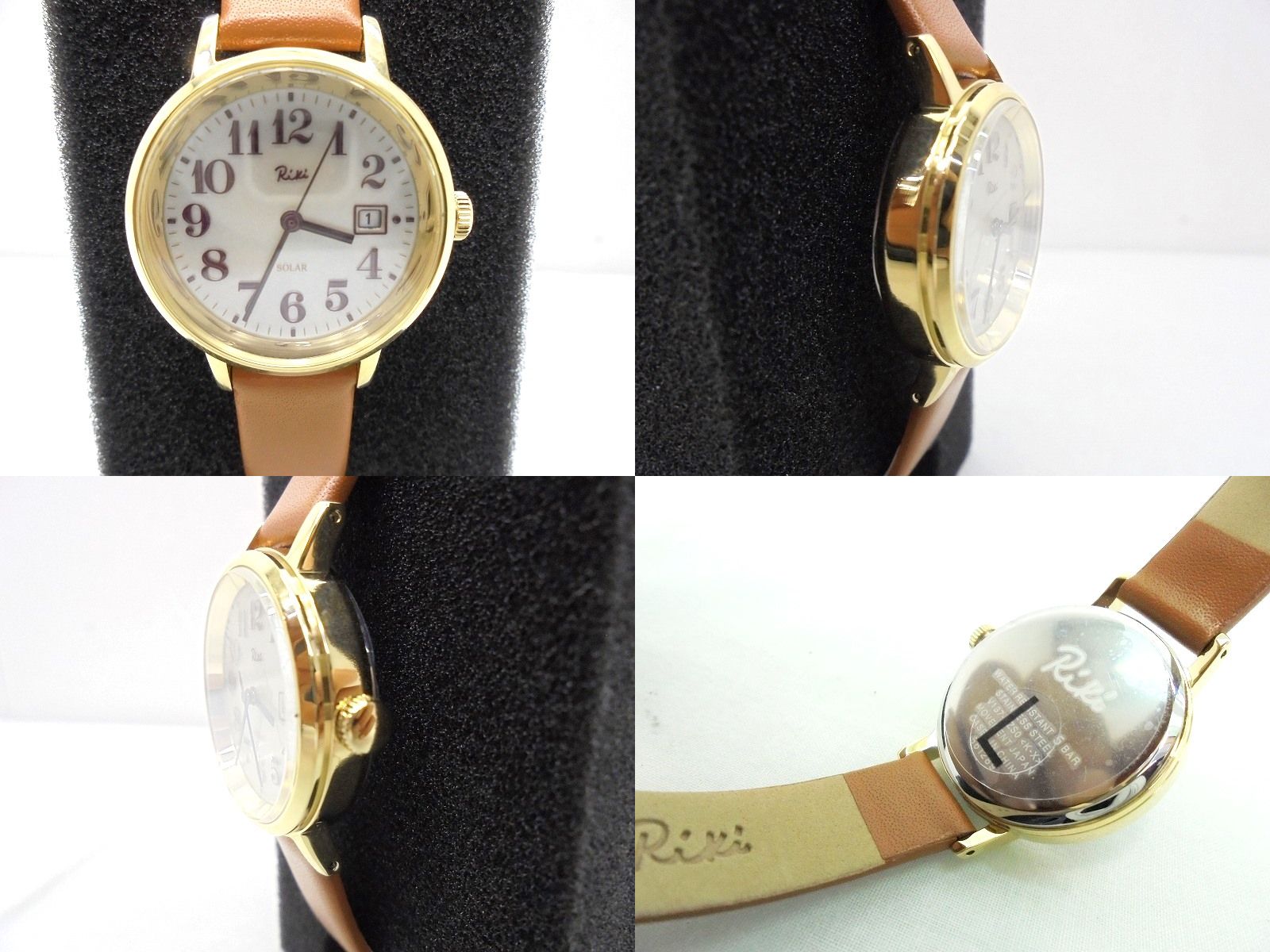 s 25 g-a 799 x SEIKO ｾｲｺｰ ALBA ｱﾙﾊﾞ Riki ﾘｷ ﾚﾃﾞｨｰｽ ｿｰﾗｰ腕時計