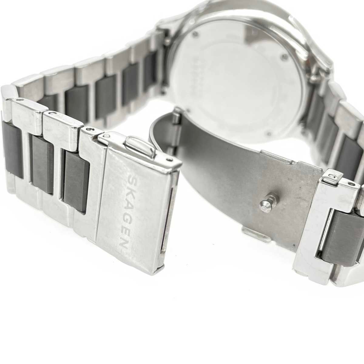 Skagen スカーゲン 腕時計 クォーツ  SS/コマ付き SKW6523   シルバーカラー ユニセックス / 240001175419 Skagen スカーゲン 腕時計 クォーツ SS/コマ付き SKW6523 シルバー