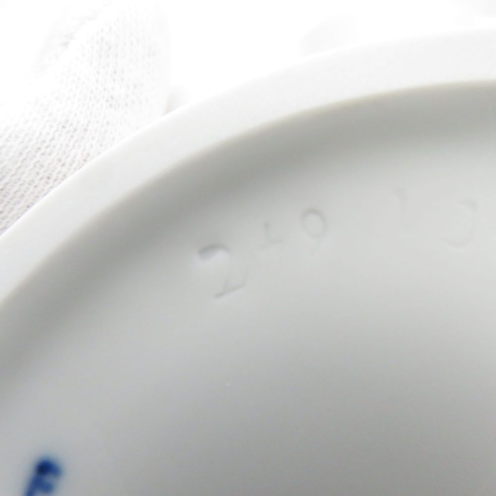 未使用 MEISSEN マイセン ブルーオニオン 灰皿 アッシュトレイ 小皿