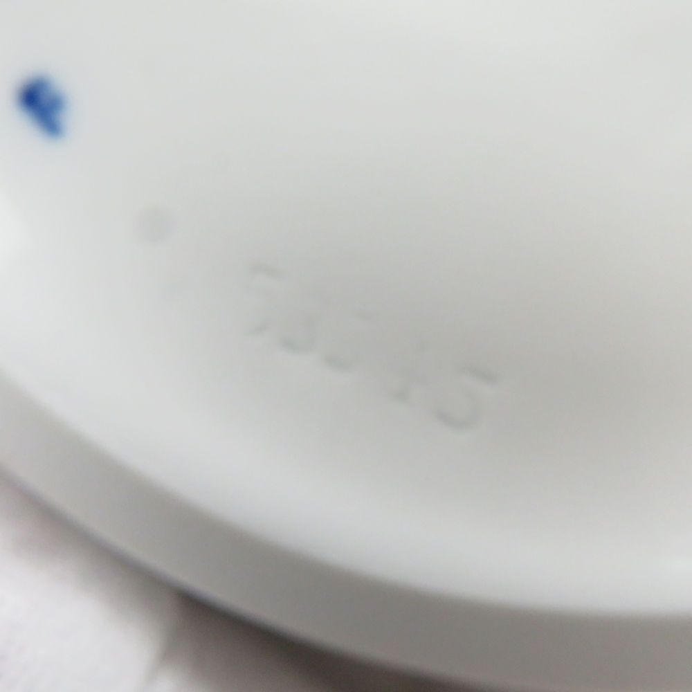 未使用 MEISSEN マイセン ブルーオニオン 灰皿 アッシュトレイ 小皿