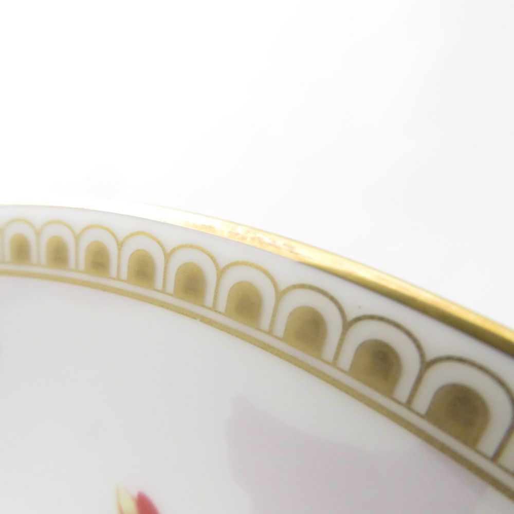 美品 WEDGWOOD ウェッジウッド ローズゴールド 中皿 2枚 ペア 20cm