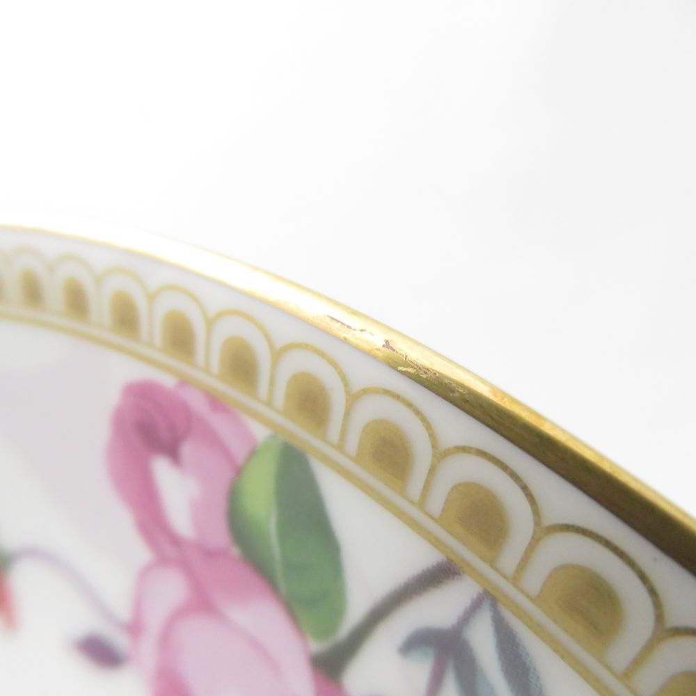 美品 WEDGWOOD ウェッジウッド ローズゴールド 中皿 2枚 ペア 20cm