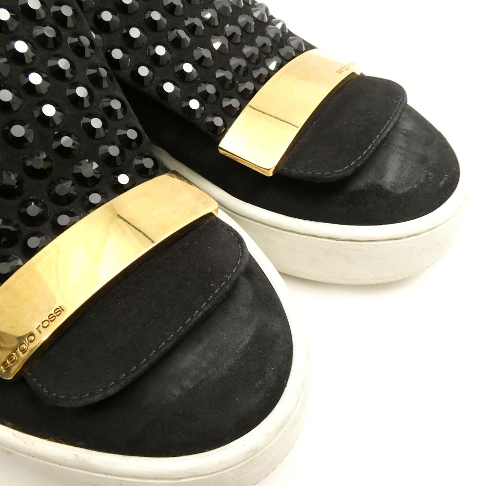 Sergio Rossi セルジオロッシ sr1 スリッポン 36 23cm スタッズ